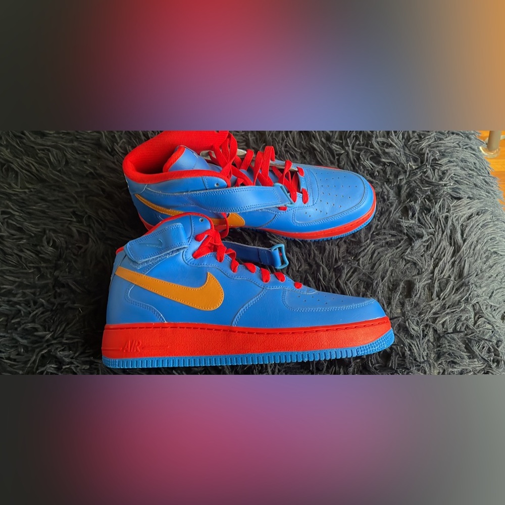 Size 12 custom nike air Force ones